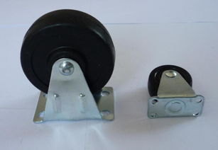 供应1.5寸定向橡胶脚轮 黑色扁轮 脚轮 耐磨轮 轮厂家图片,供应1.5寸定向橡胶脚轮 黑色扁轮 脚轮 耐磨轮 轮厂家高清图片 中山市东升镇进厚金属制品厂